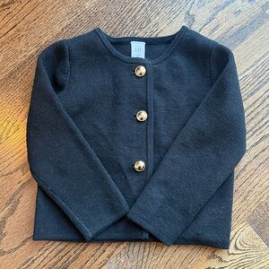GAP Black Kids Button Down Cardigan
